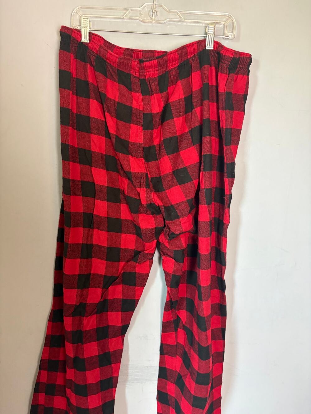 Red Black Buffalo Plaid Flannel PJ Pants Men’s Size 2X